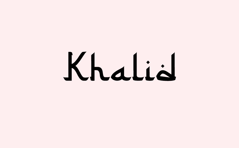Khalid font big