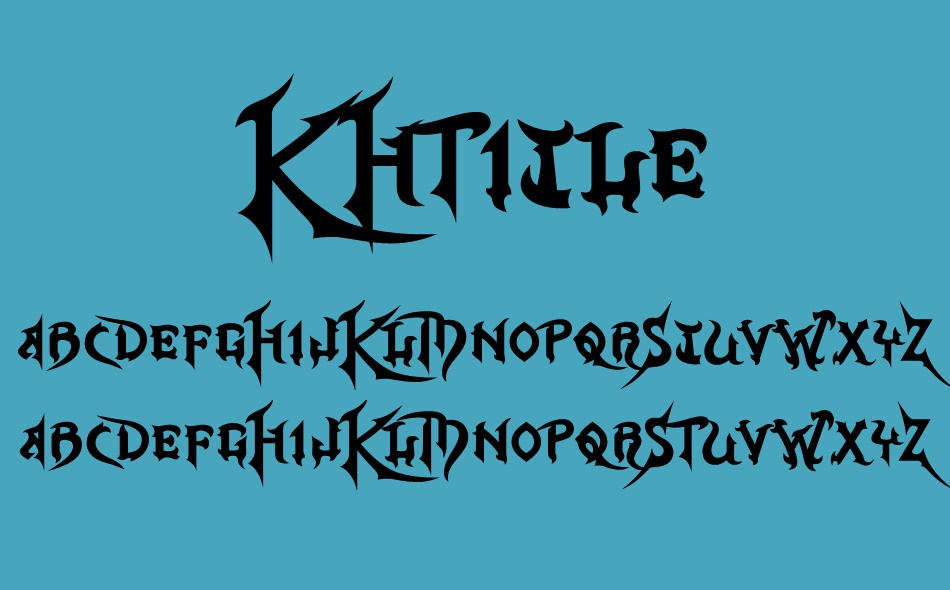 KHTitle font