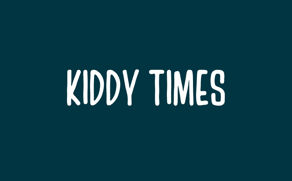 Kiddy Times font big