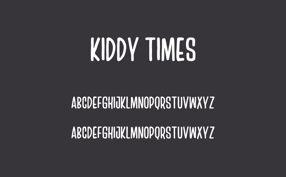 Kiddy Times font