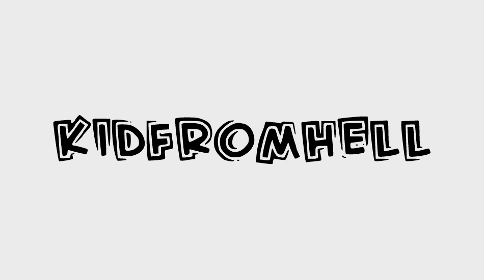 kidfromhell font big