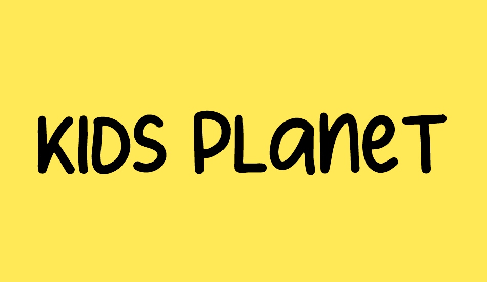 kids-planet font big