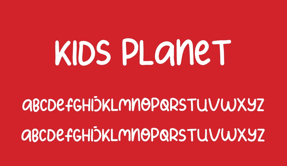 kids-planet font
