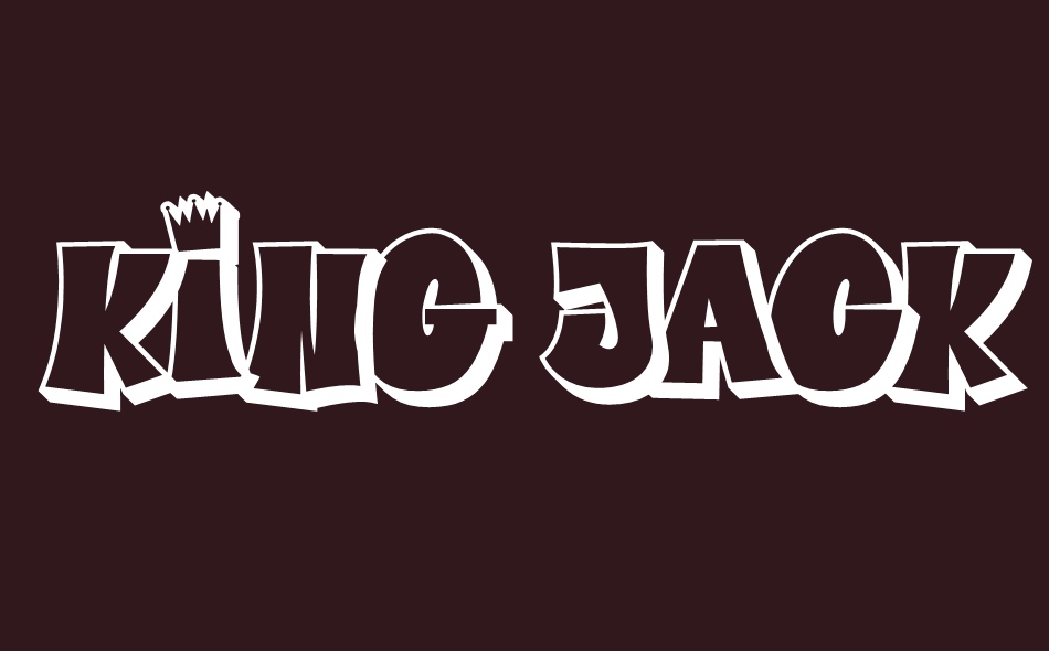 King Jack Style font big