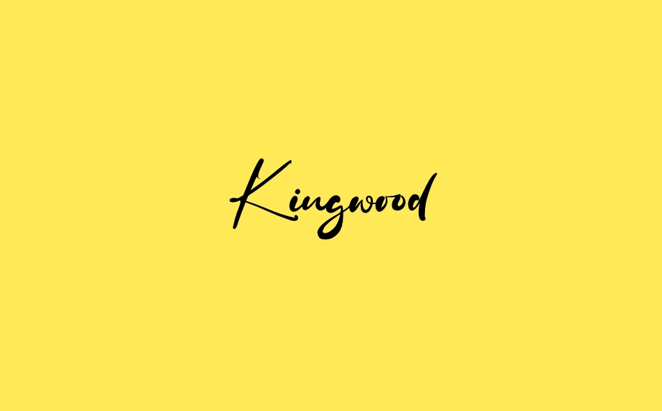 Kingwood font big