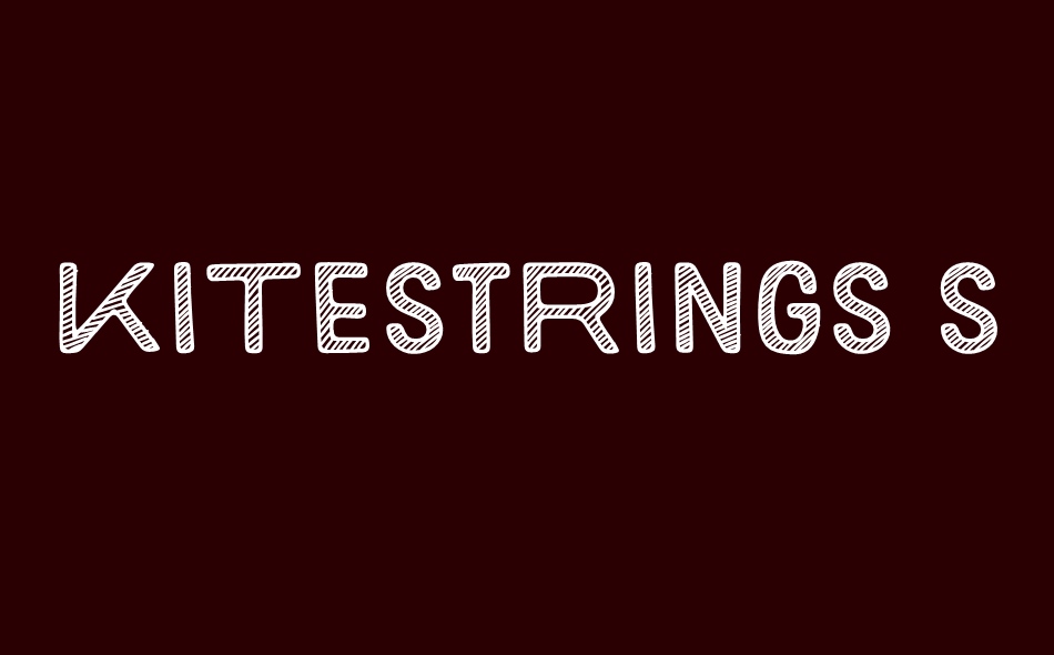 Kitestrings Sketched font big