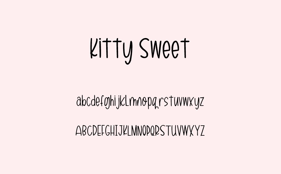 Kitty Sweet font