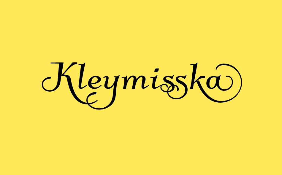 Kleymisska font big