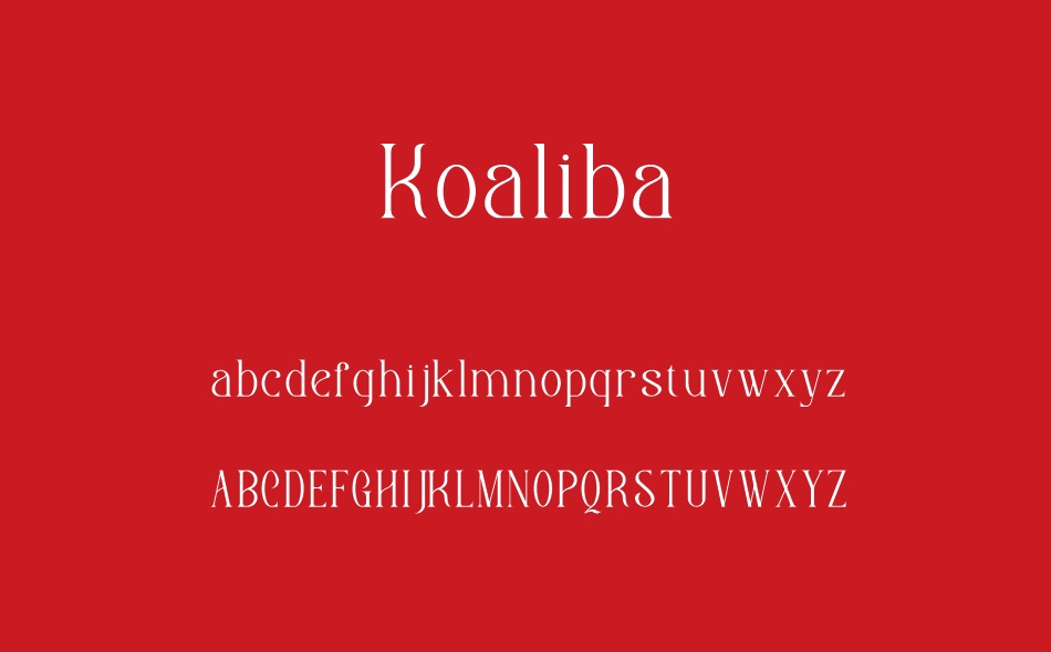 Koaliba font