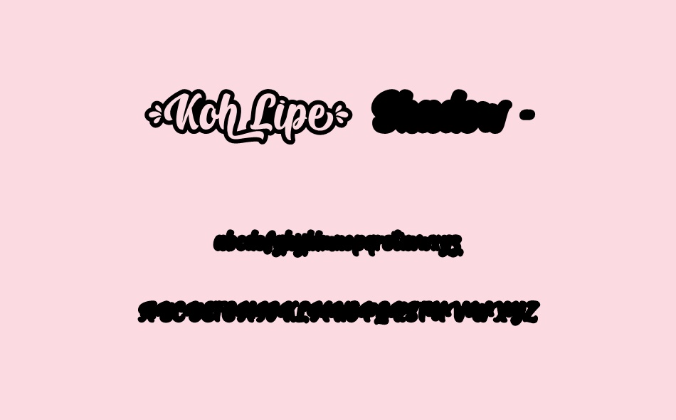 Koh Lipe font