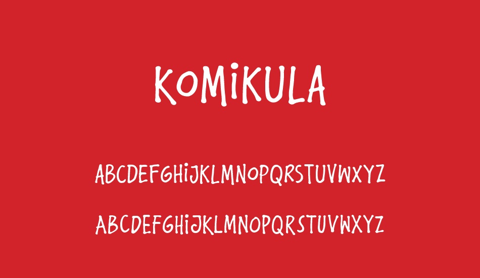 komikula font