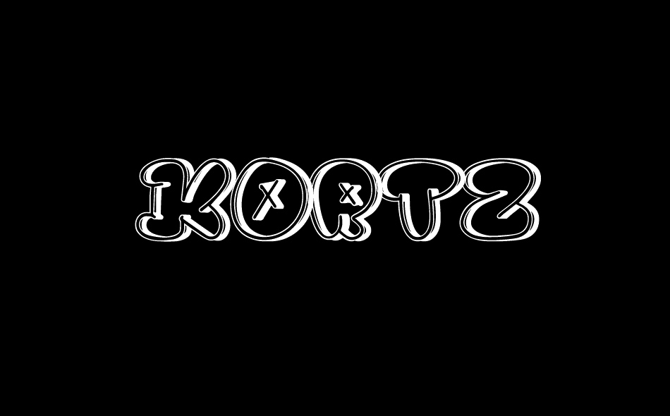 Kortz font big