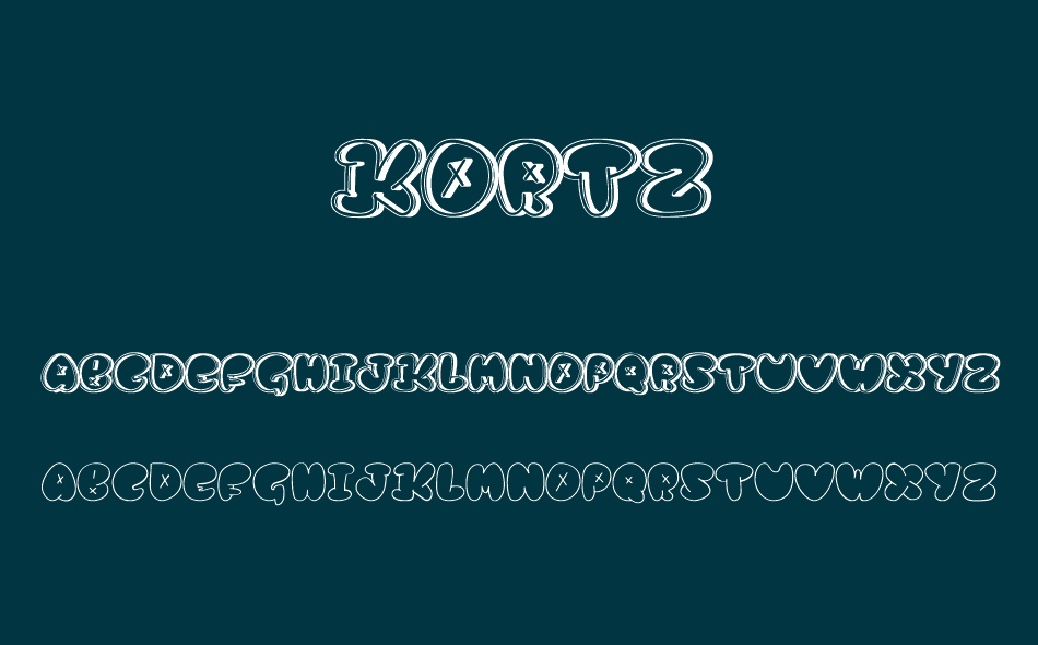 Kortz font