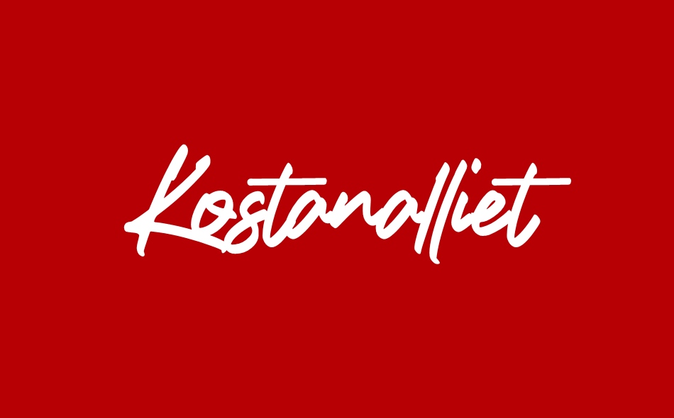 Kostanalliet font big