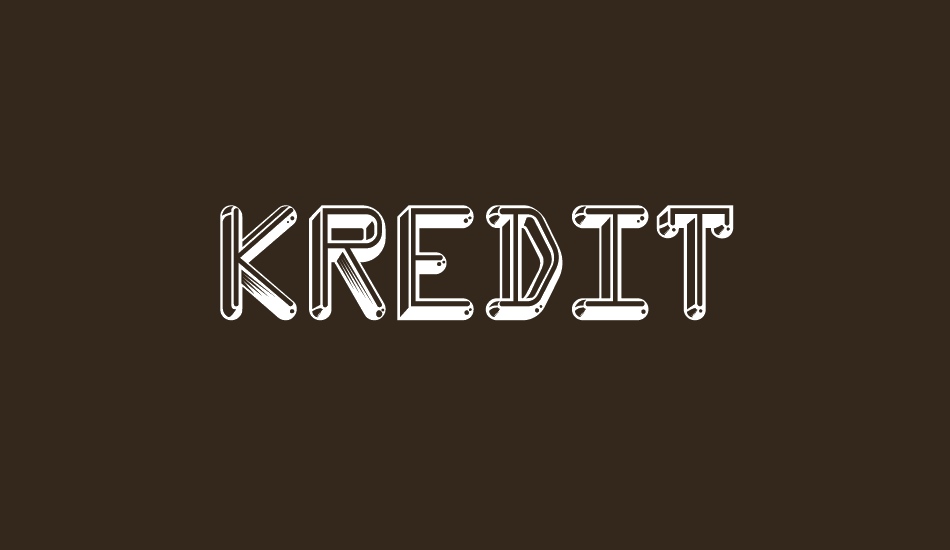 kredit font big