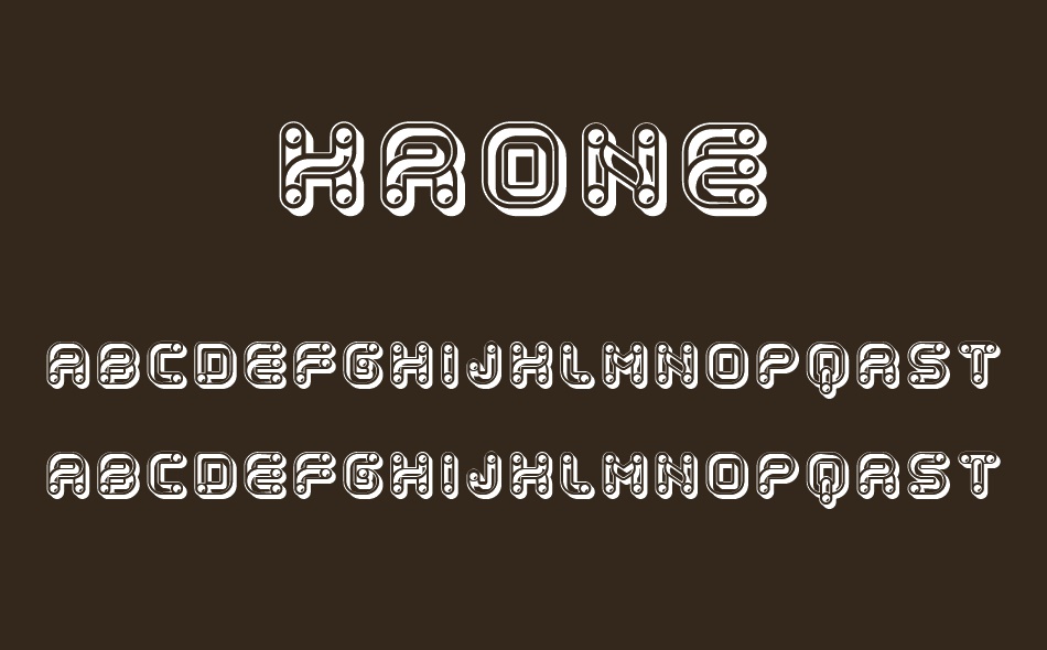 Krone font