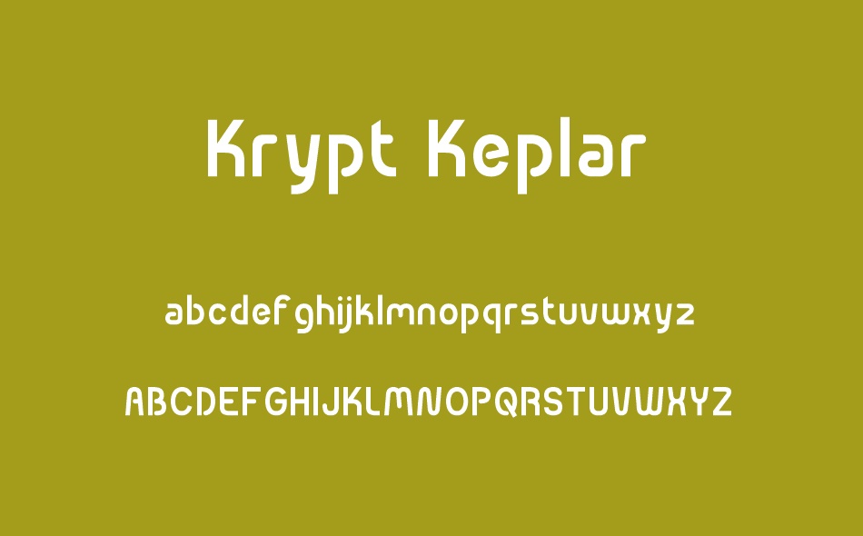 Krypt Keplar font