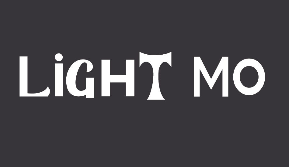 Light Moon free font