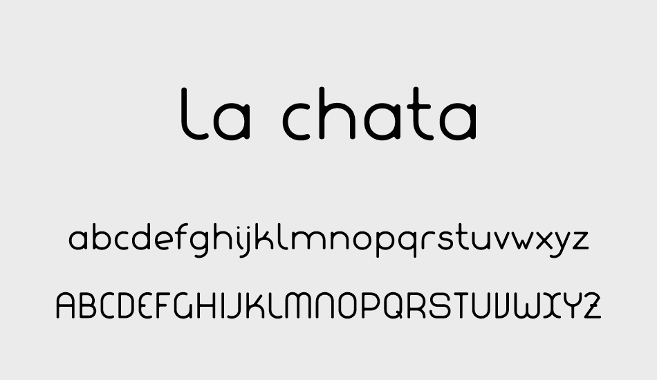 La chata font