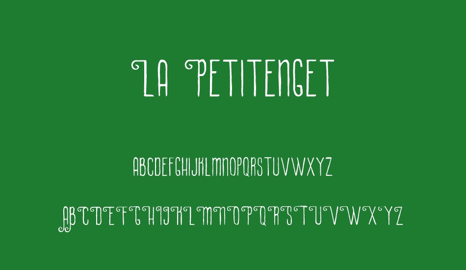 La Petitenget font