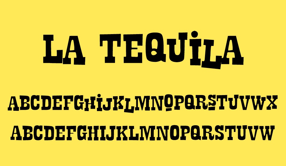 La Tequila font