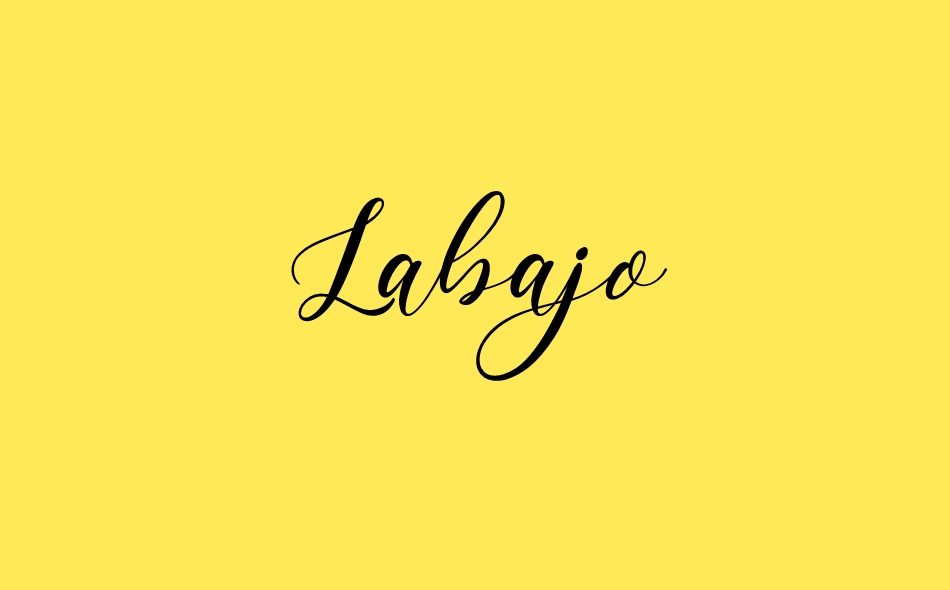 Labajo font big