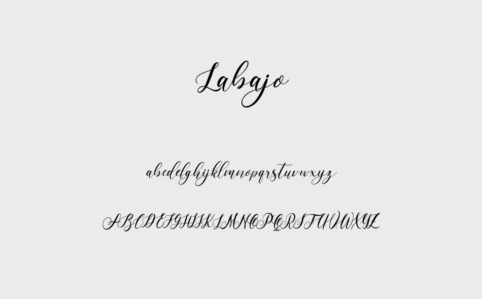 Labajo font