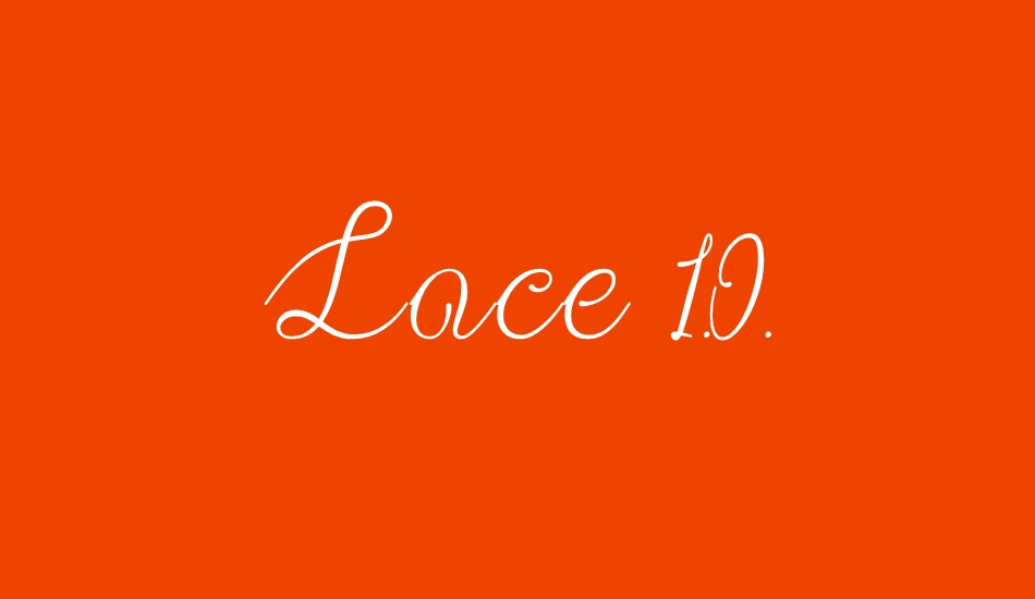 Lace 1.0. font big