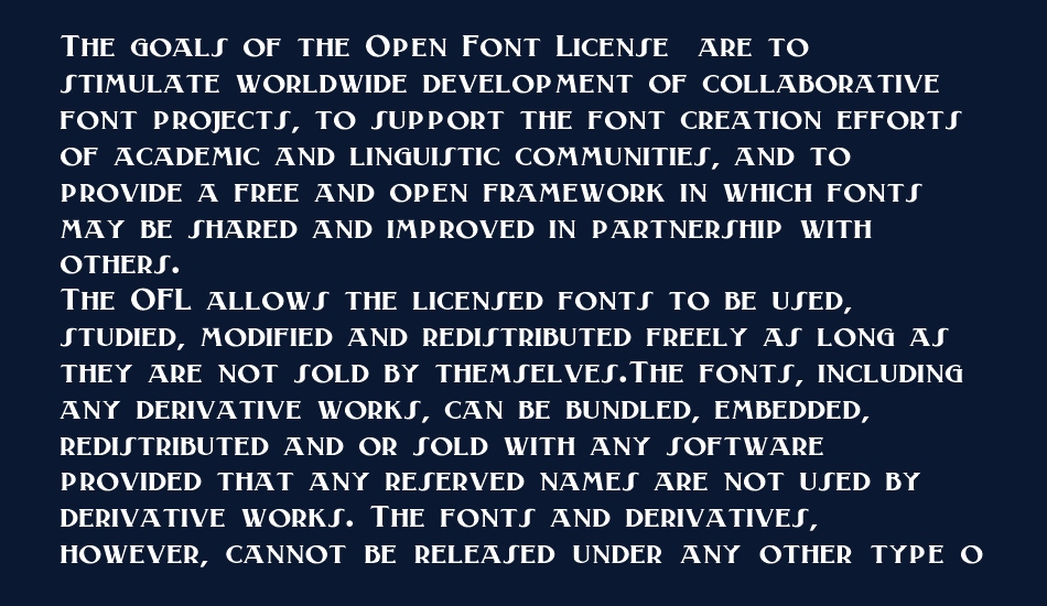 Laconick-NormalA font 1