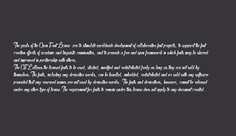 Lady Bohemia font 1