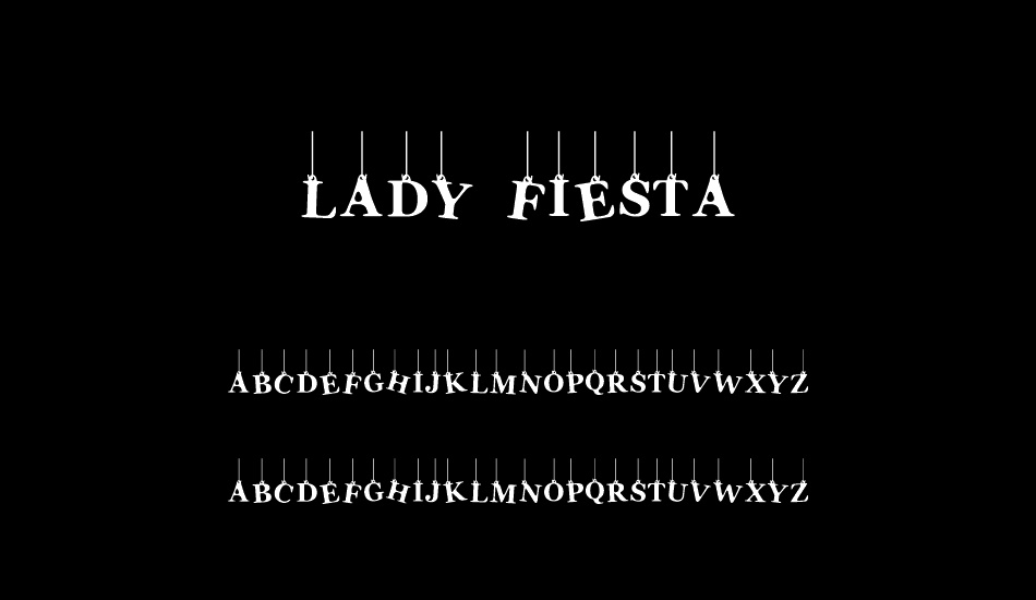 Lady Fiesta font