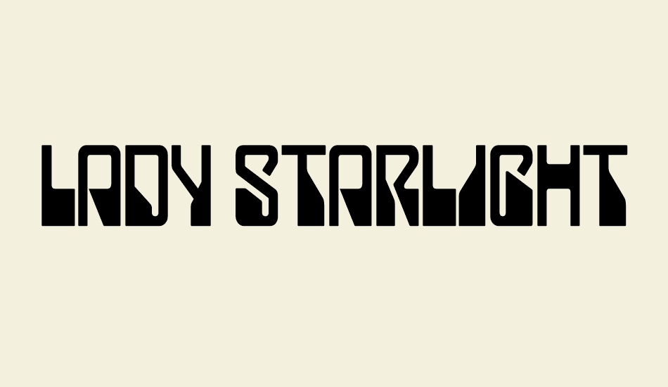 Lady Starlight font big