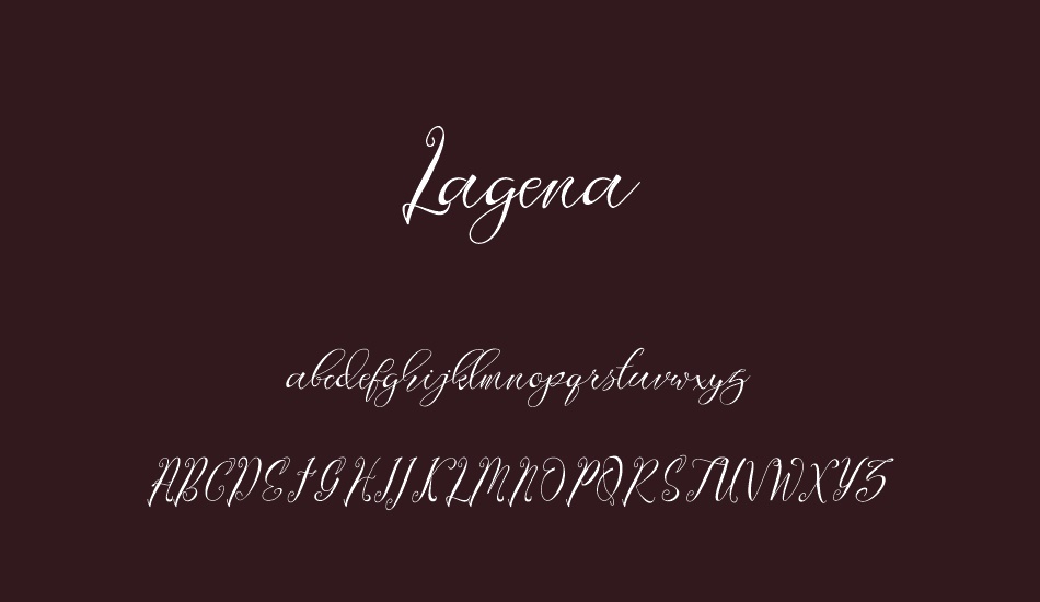 Lagena font