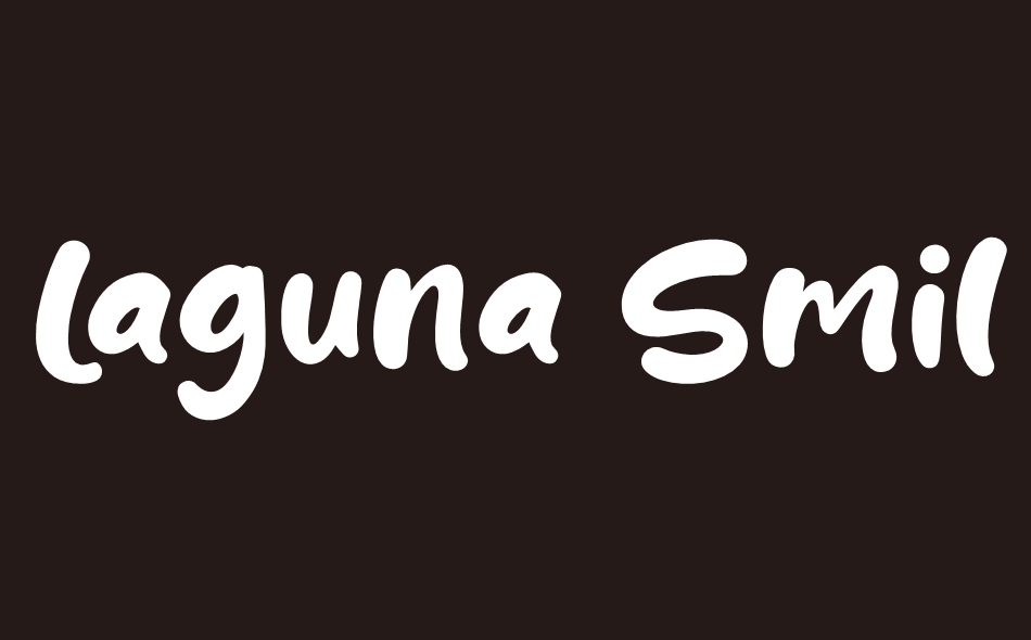 Laguna Smile font big
