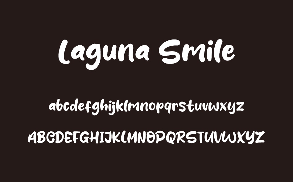Laguna Smile font