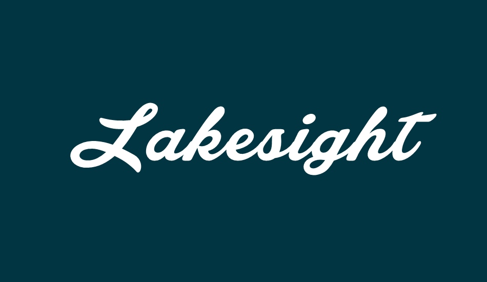 Lakesight Personal Use Only font big
