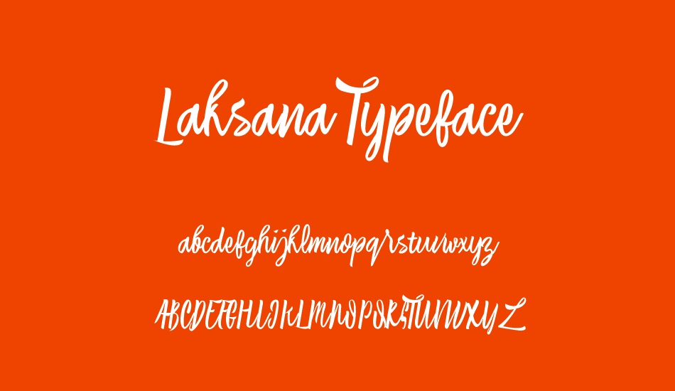 Laksana Typeface font