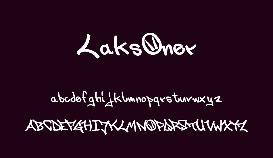 LaksOner font