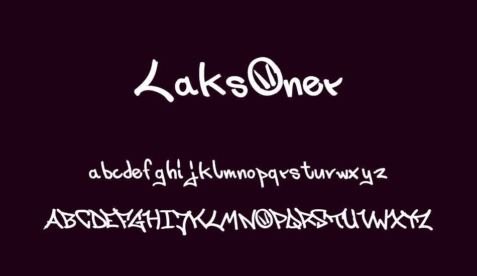 LaksOner font