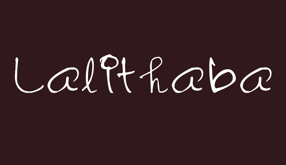 Lalithabai font big