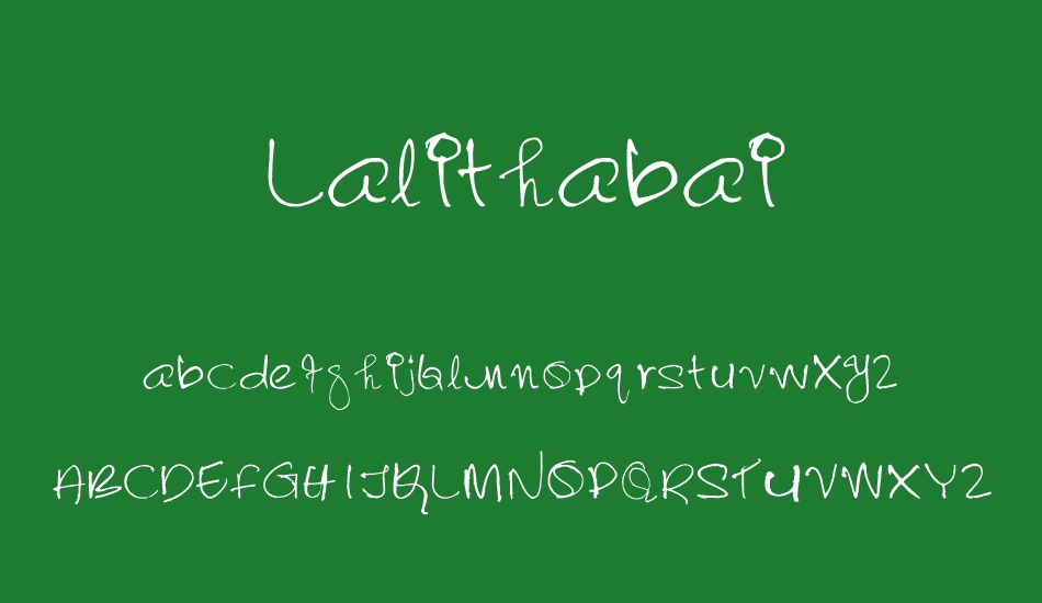 Lalithabai font