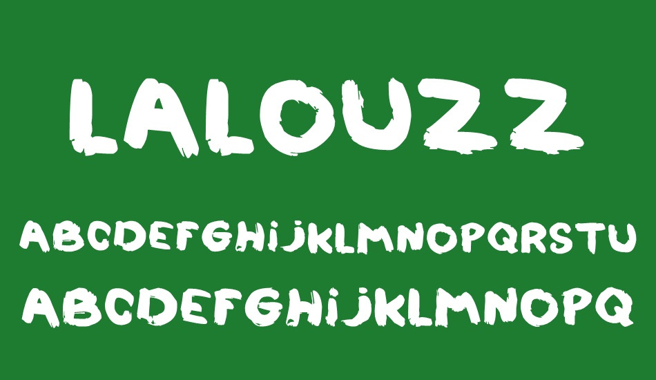 LALOUZZ font