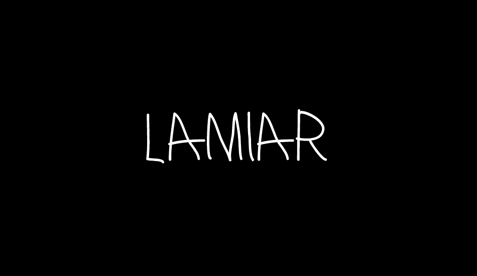 lamiar-regular font big