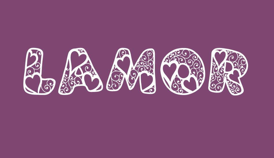 Lamor Demo font big