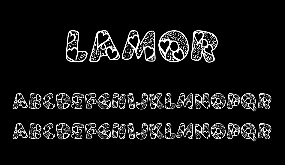 Lamor Demo font