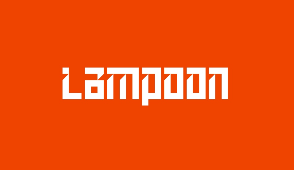 Lampoon font big