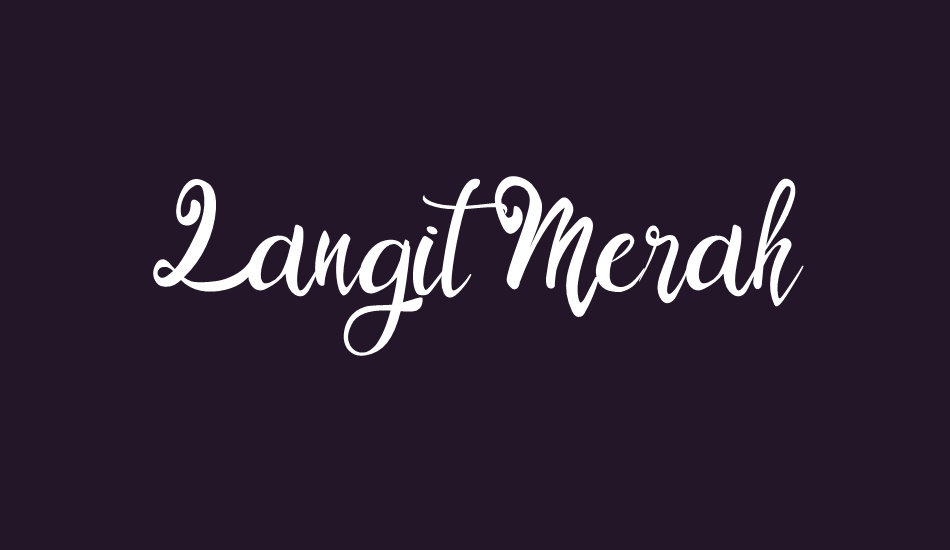 Langit Merah font big