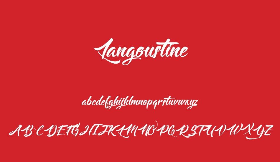 Langoustine font