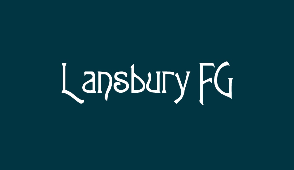 Lansbury FG font big