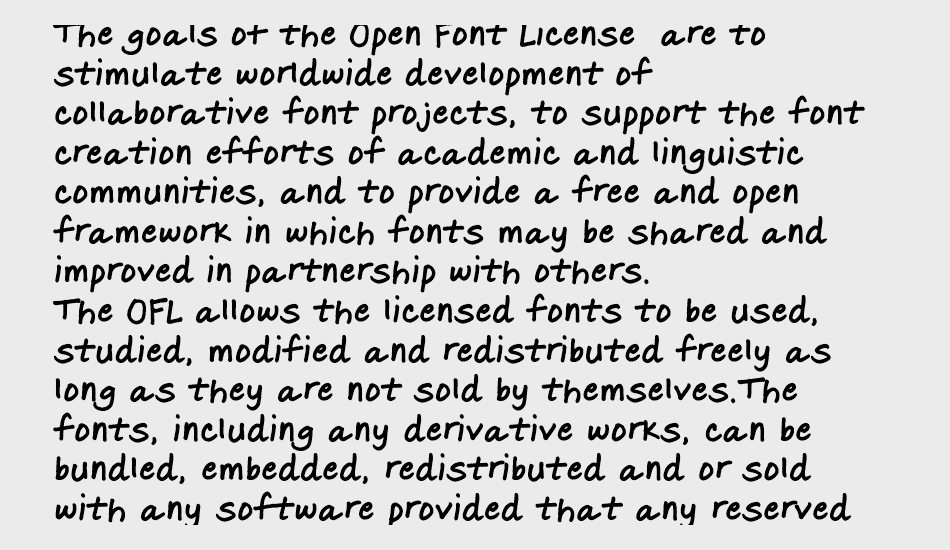 Lara Prints Bold font 1